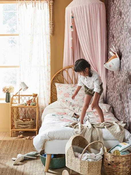 Cadre De Lit LIGNE CONFETTI Blanc/bois - Vertbaudet 3 Cadre De Lit LIGNE CONFETTI Blanc/bois - Vertbaudet – Image 3