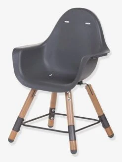 Chaise Haute Evolu 2 CHILDHOME + Coussin Néoprène Anthracite/gris - Childhome -vertbaudet Boutique chaise haute evolu 2 childhome coussin neoprene 2