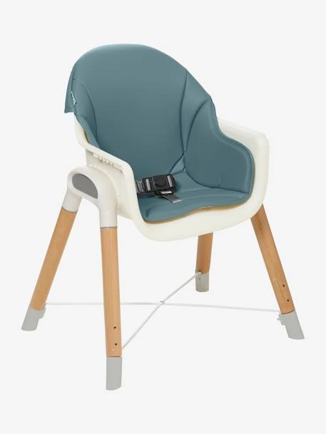 Chaise Haute évolutive 2 Hauteurs Vertbaudet High & Low Bleu - Vertbaudet 2 Chaise Haute évolutive 2 Hauteurs Vertbaudet High & Low Bleu - Vertbaudet – Image 2