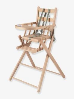 Devant -vertbaudet Boutique chaise haute pliante combelle sarah en hetre massif 1