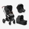 Combiné Trio Poussette Kawai + Nacelle Micro + Siège-auto Groupe 0+ Koos ISize R1 Collection 2022 JANE Noir (cold Black) - Jane