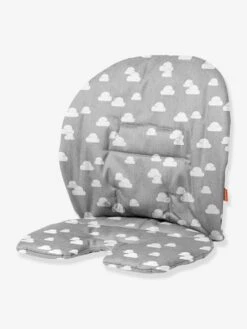 Coussin D’assise Pour Chaise Haute Steps STOKKE Gris/nuages - Stokke -vertbaudet Boutique coussin dassise pour chaise haute steps stokke 2