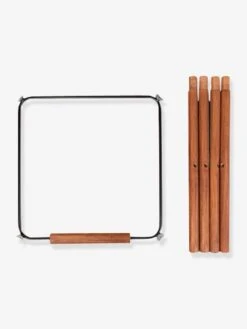 Evolu Extra Set De Pieds Longs + Repose-pieds Childhome Naturel Noir - Childhome