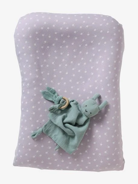 Housse De Matelas à Langer En Jersey Bois De Rose Imprimé - Vertbaudet 6 Housse De Matelas à Langer En Jersey Bois De Rose Imprimé - Vertbaudet – Image 6