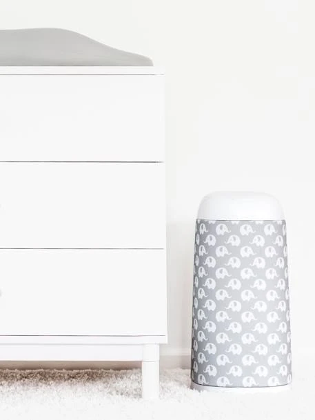 Housse Décorative Pour Poubelle à Couches Dress-Up ANGELCARE Gris - Angelcare 4 Housse Décorative Pour Poubelle à Couches Dress-Up ANGELCARE Gris - Angelcare – Image 4