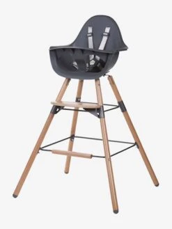 Kit De Pieds Longs Pour Chaise Haute Evolu + Repose-pieds CHILDHOME Naturel Anthracite - Childhome -vertbaudet Boutique kit de pieds longs pour chaise haute evolu repose pieds childhome 4