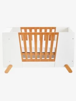 Lit Bébé Avec Barrière Amovible + Rangement Bibliothèque LIGNE PIROUETTE Blanc - Vertbaudet -vertbaudet Boutique lit bebe avec barriere amovible rangement bibliotheque ligne pirouette 5