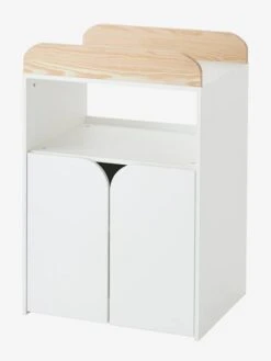 Lit Combiné évolutif Avec Rangements Et Table à Langer LIGNE ECLIPSE Blanc / Bois - Vertbaudet -vertbaudet Boutique lit combine evolutif avec rangements et table a langer ligne eclipse 4
