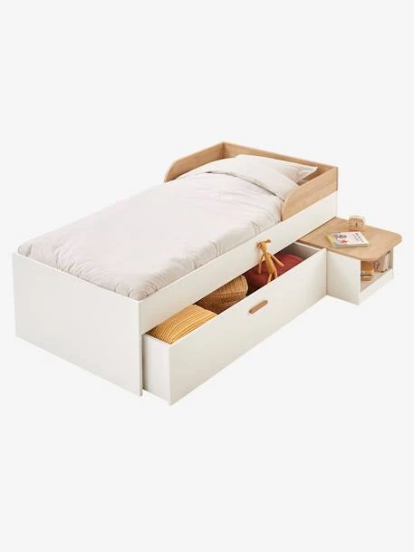 Lit Enfant Multi Rangements HAPPY Blanc - Vertbaudet 1 Lit Enfant Multi Rangements HAPPY Blanc - Vertbaudet