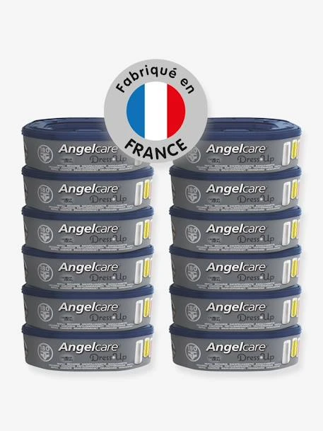 Lot De 12 Recharge Pour Poubelle à Couches Dress Up ANGELCARE Bleu Et Blanc - Angelcare 1 Lot De 12 Recharge Pour Poubelle à Couches Dress Up ANGELCARE Bleu Et Blanc - Angelcare