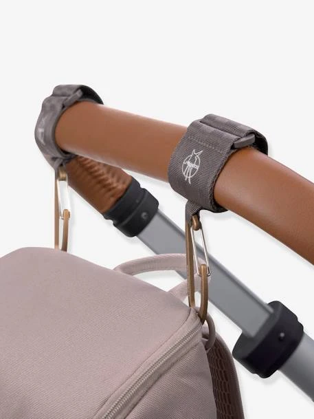 Lot De 2 Attaches Poussette Lässig Avec Mousqueton Anthracite - Lassig 1 Lot De 2 Attaches Poussette Lässig Avec Mousqueton Anthracite - Lassig