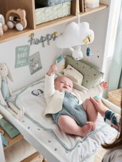 Matelas à Langer Bio Collection LOVELY NATURE Avec Housse + 2 Tapis Blanc/vert - Vertbaudet -vertbaudet Boutique matelas a langer bio collection lovely nature avec housse 2 tapis 2