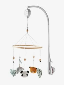 Mobile Musical HANOÏ Vert / Multicolore - Vertbaudet -vertbaudet Boutique mobile musical hanoi 2