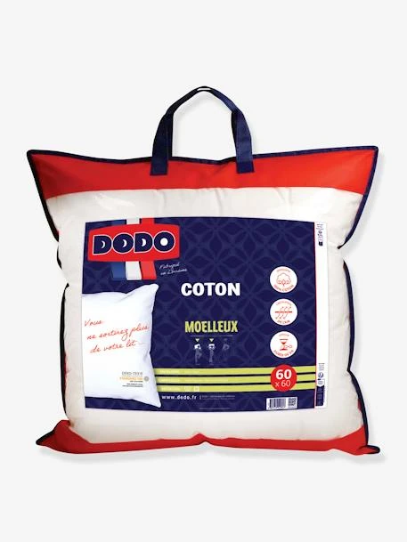 Oreiller Moelleux Coton 60x60 Cm DODO Blanc - Dodo 1 Oreiller Moelleux Coton 60x60 Cm DODO Blanc - Dodo