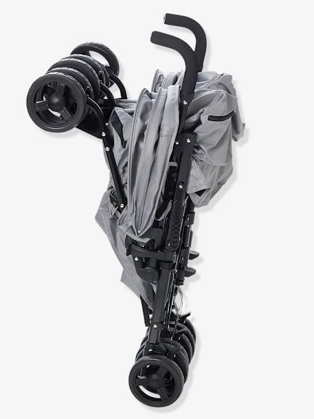 Poussette-canne Double Vertbaudet CityA2 Gris Clair - Vertbaudet 4 Poussette-canne Double Vertbaudet CityA2 Gris Clair - Vertbaudet – Image 4