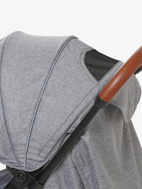 Poussette Citadine Vertbaudet Microcity Gris Chiné/noir - Vertbaudet 5 Poussette Citadine Vertbaudet Microcity Gris Chiné/noir - Vertbaudet – Image 5