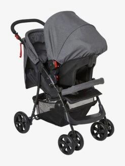 Poussette Combinée Vertbaudet Triocity II Gris Chiné - Vertbaudet -vertbaudet Boutique poussette combinee vertbaudet triocity ii 4