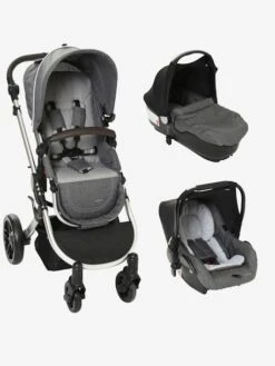 Poussette Combinée VERTBAUDET Urban III Gris Chiné - Vertbaudet