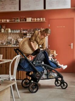 Poussette Double JOIE Evalite Duo Bleu (deep Sea) - Joie -vertbaudet Boutique poussette double joie evalite duo 2