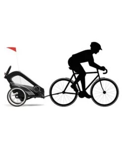 Poussette Zeno Bike One Box CYBEX Noir - Cybex -vertbaudet Boutique poussette zeno bike one box cybex 4