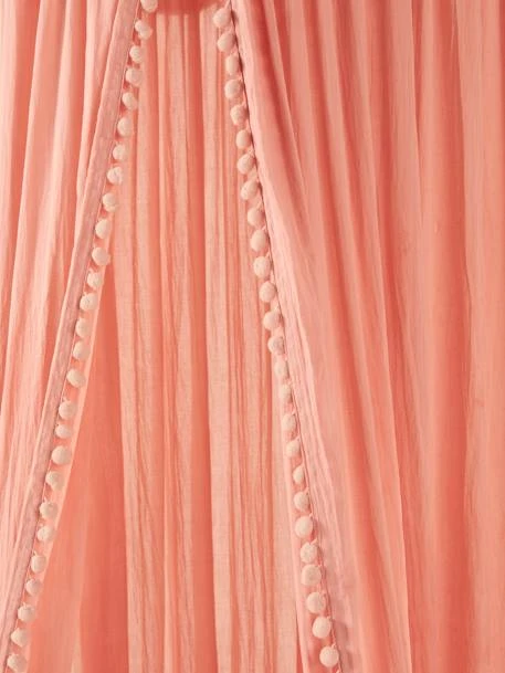 Rideau Ciel De Lit PRINCESSE NATURE Rose - Vertbaudet 4 Rideau Ciel De Lit PRINCESSE NATURE Rose - Vertbaudet – Image 4