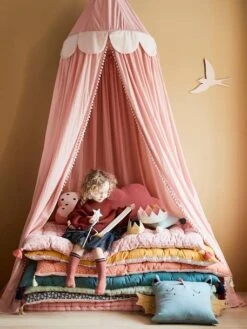 Rideau Ciel De Lit PRINCESSE NATURE Rose - Vertbaudet 11 Rideau Ciel De Lit PRINCESSE NATURE Rose - Vertbaudet -vertbaudet Boutique rideau ciel de lit princesse nature 5