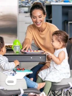 Siège Réhausseur Repas Combo Duo évolutif 4 En 1 INFANTINO Gris - Infantino -vertbaudet Boutique siege rehausseur repas combo duo evolutif 4 en 1 infantino 3