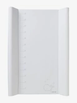 Tapis à Langer Toise Avec Rebords Blanc - Vertbaudet