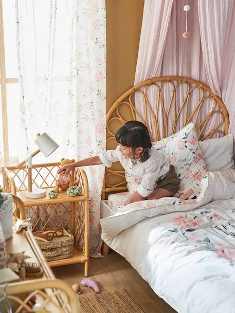 Tête De Lit Rotin Enfant Fleur Naturel - Vertbaudet 5 Tête De Lit Rotin Enfant Fleur Naturel - Vertbaudet – Image 5