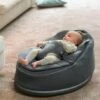 Transat Et Pouf Doomoo Seat’n Swing BABYMOOV Avec Balancelle Intégrée Rose - Babymoov
